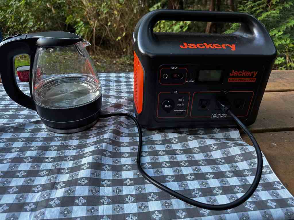 get electricity while camping