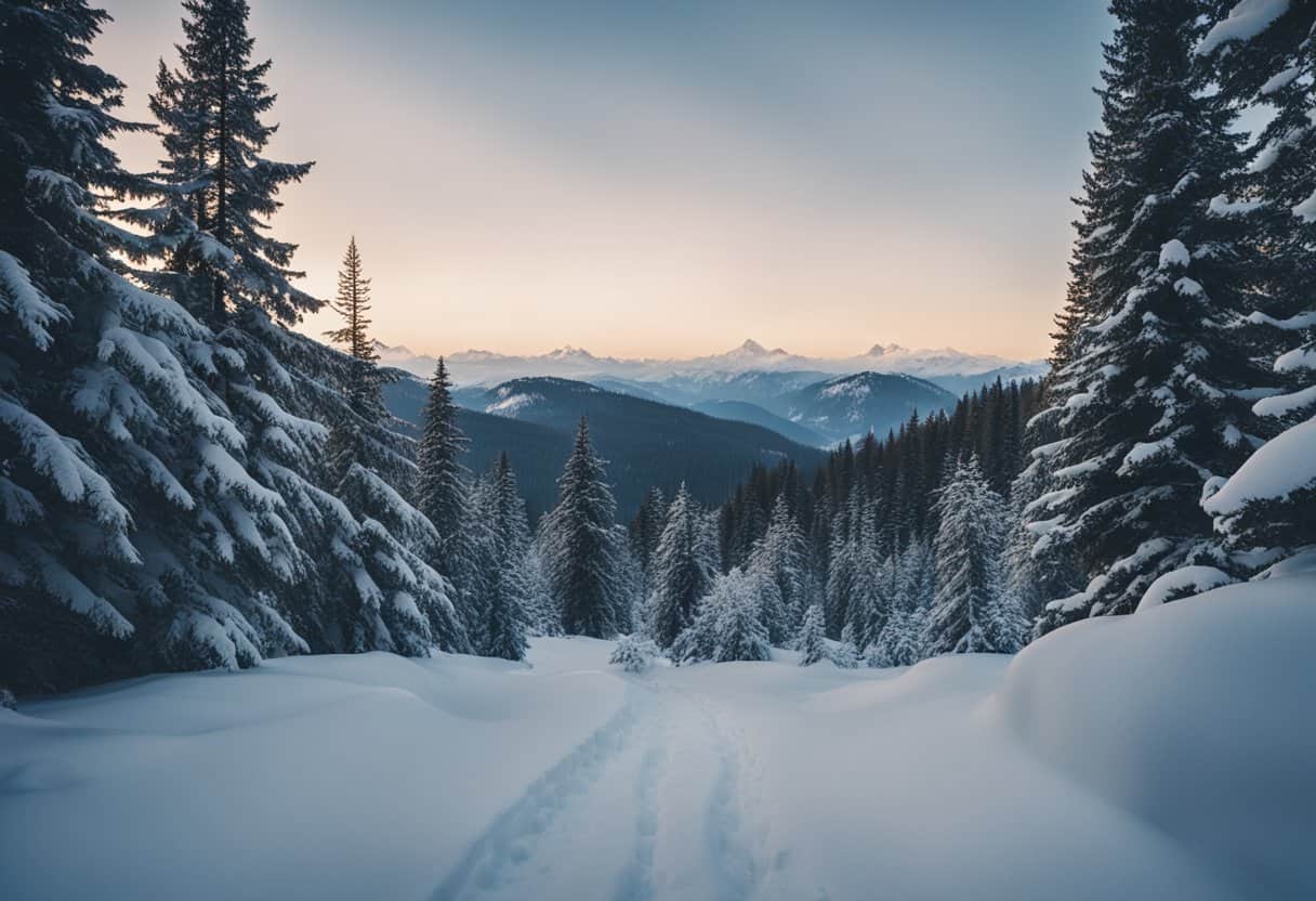 easy winter hikes in washington