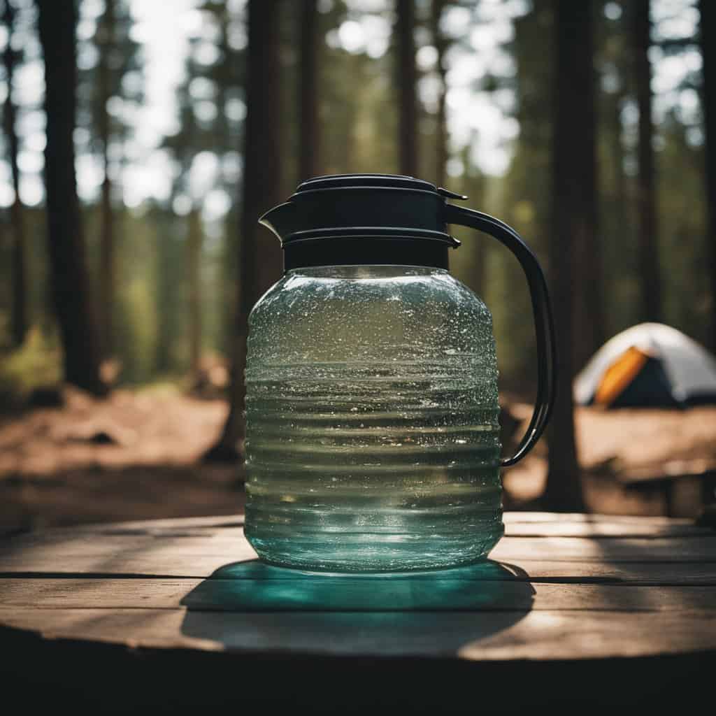 how much water should i bring camping