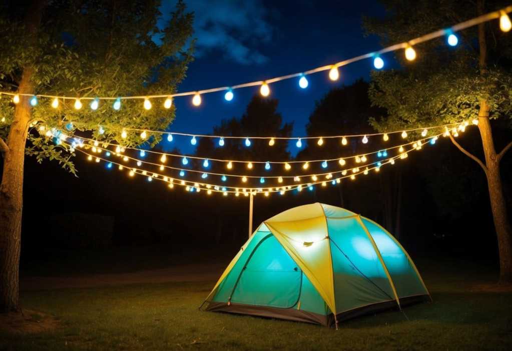creative lighting ideas for your campsite